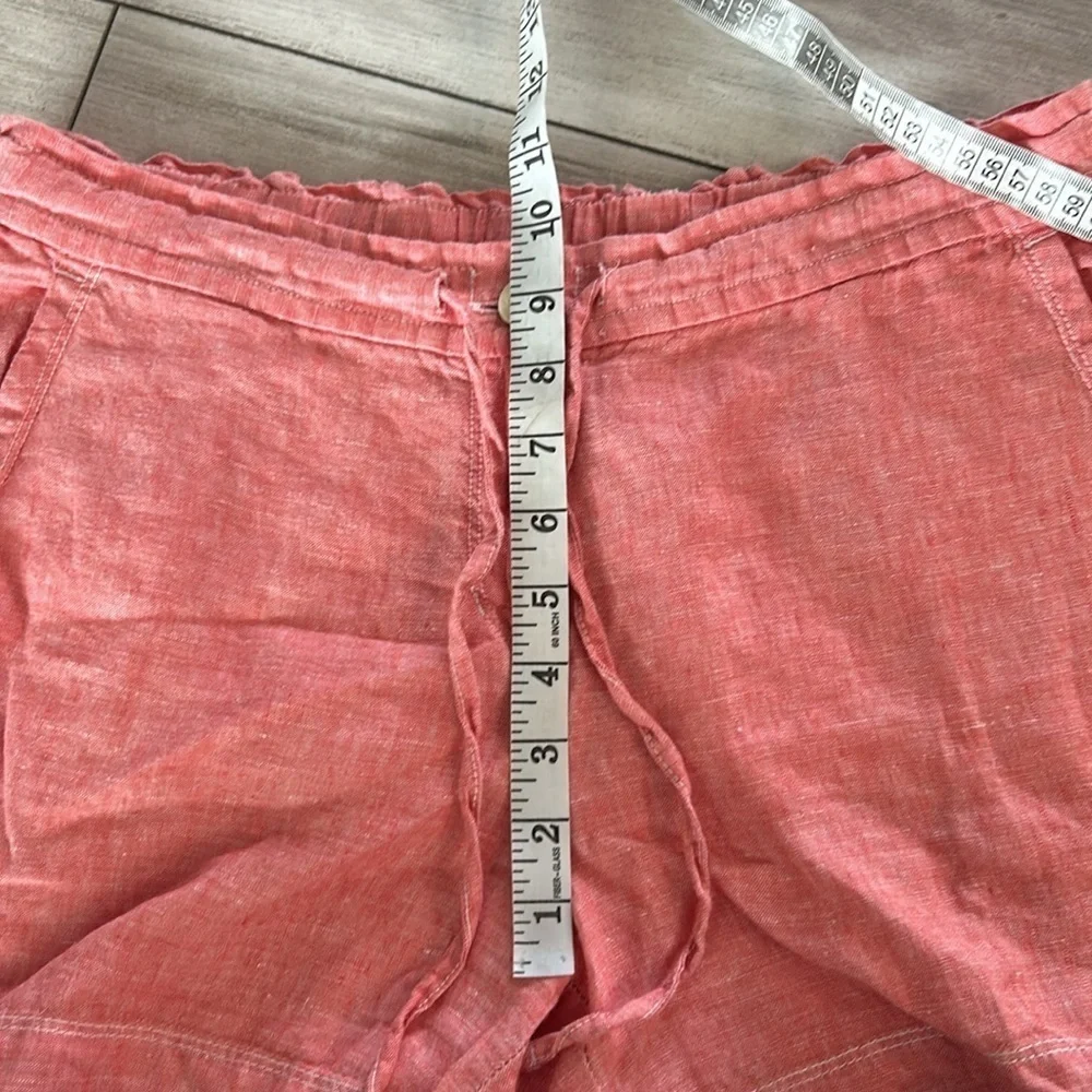 Tommy Bahama 100% Linen coral shorts size small